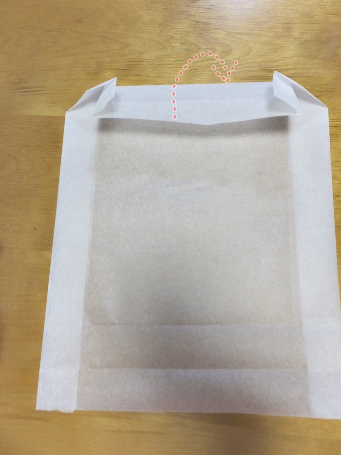 クッキングシートで手作り!スクエア型